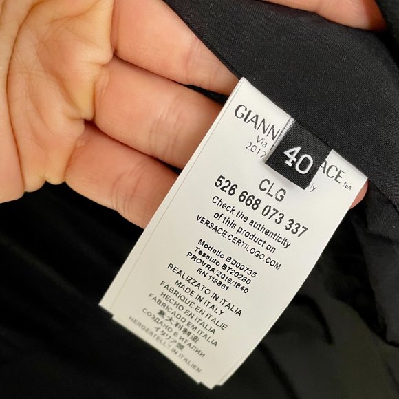 Versus Versace Double Breasted Collar Blazer Dress - Picture 12 of 13